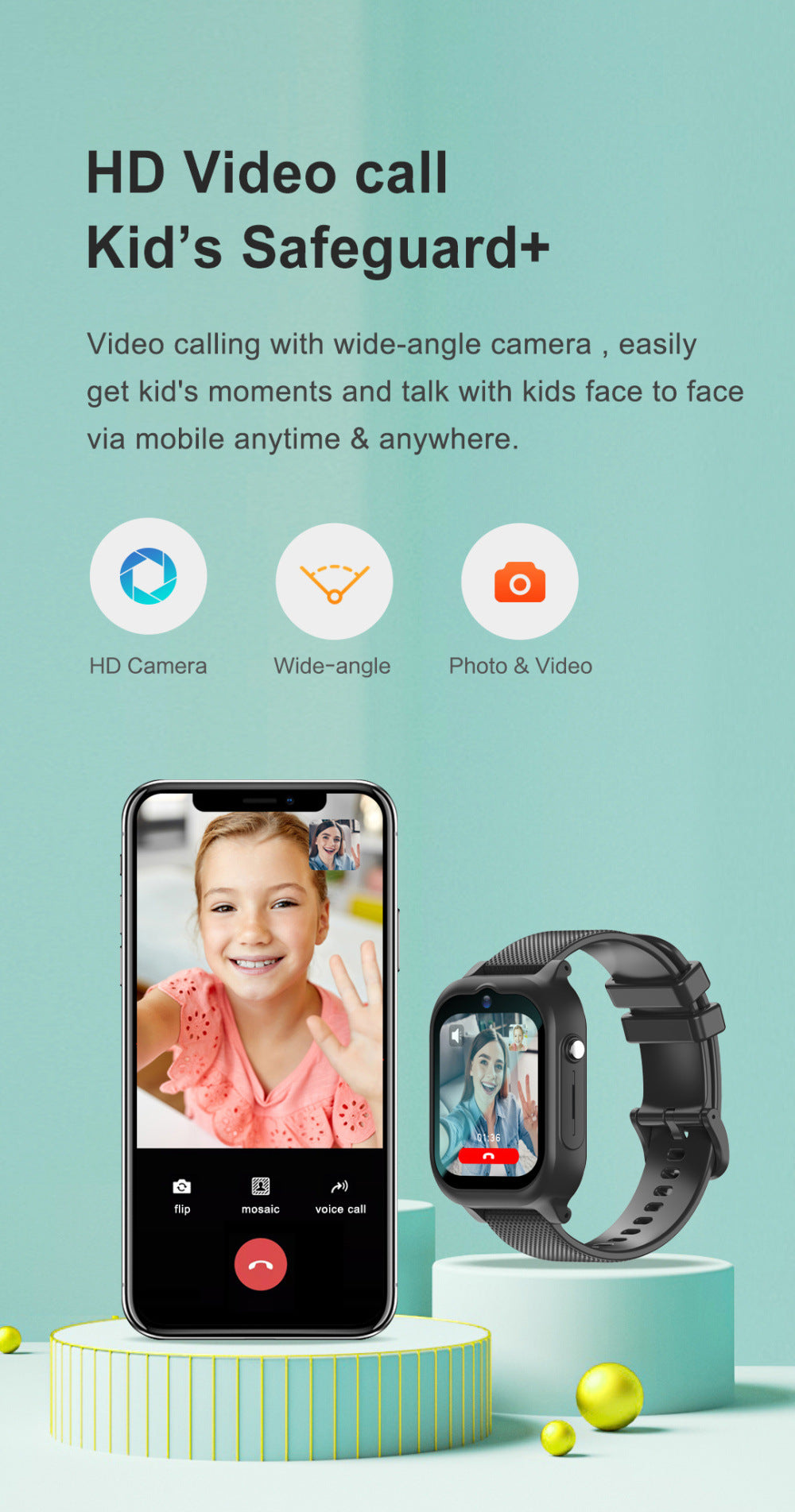 Reloj inteligente 4G para niños con videollamada GPS · Stock en Perú · Envío rápido