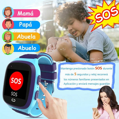Reloj inteligente 4G para niños con videollamada GPS · Stock en Perú · Envío rápido