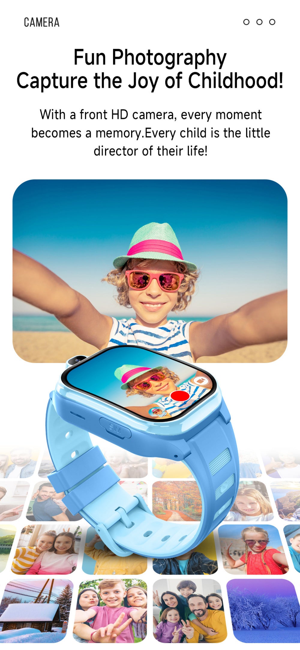 Reloj 4G para Niños con Cámara y Chat