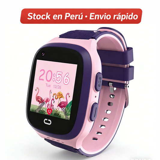Reloj inteligente 4G para niños con videollamada GPS · Stock en Perú · Envío rápido