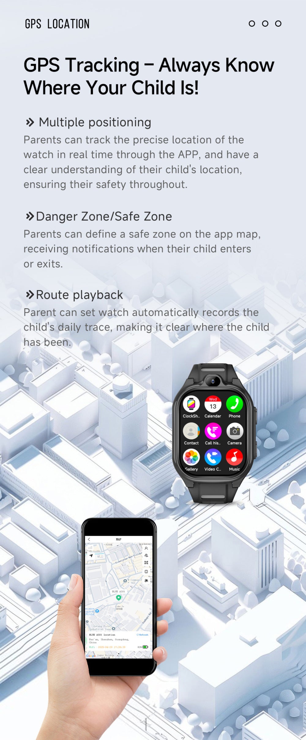 Reloj 4G para Niños con Cámara y Chat